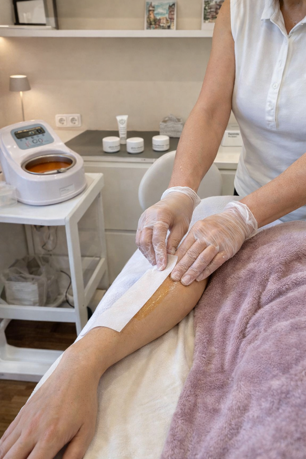 Waxing Arme